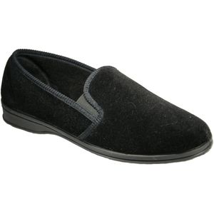 Mirak Shepton Slip-On Slipper / Herenslippers / Klassieke Slippers (43 EUR) (Zwart)