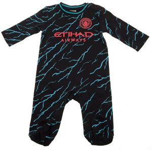 Manchester City FC Baby 2023/2024 Slaappak (74) (Zwart/Kleurig Blauw)