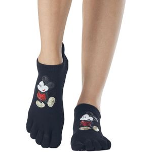 Toesox Dames/dames Mickey Mouse Disney Sokken met Pailletten (M) (Zwart/Rood/Wit)