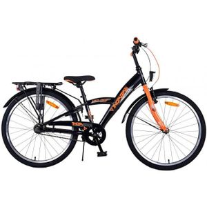 Volare Thombike Kinderfiets - Jongens - 24 inch - Zwart Oranje - 3 versnellingen