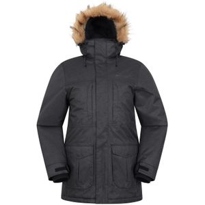 Mountain Warehouse Heren Gorge II Long Jacket (S) (Zwart)