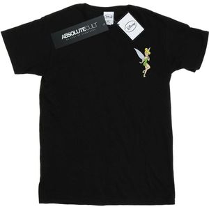 Disney Jongens Tinkerbell borst T-shirt (140-146) (Zwart)