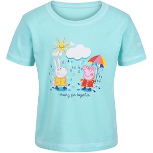 Regatta Kinder/Kids Peppa Pig Bedrukt T-shirt (98) (Aruba Blauw)