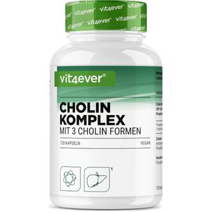 Choline complex met 3 vormen | 120 capsules | Vit4ever