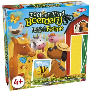 Tactic - Zoek en Vind Boerderij - Kinderspel met Speelfiguren - Vanaf 4 Jaar