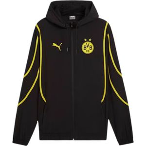 2024-2025 Borussia Dortmund Prematch Woven Jacket (Black)