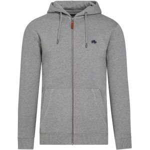 Raging Bull Heren Classic Zip Front Hoodie (3XL) (Grijze Mergel)