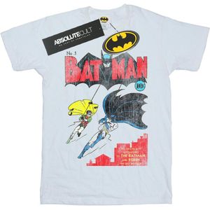 DC Comics Dames/Dames Batman Issue 1 Cover Katoenen Vriendje T-shirt (XXL) (Wit)