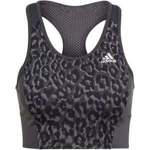 adidas - W Leo BT - Sportbeha met Luipaardprint - XS