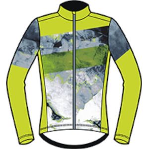 Loeffler wielrenshirt lange mouwen M Bike L/S Jersey Floes - Groen