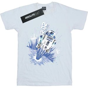 Star Wars Meisjes R2-D2 Blast Off Katoenen T-Shirt (140-146) (Wit)