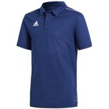 adidas - Core 18 Polo JR - Voetbalshirt Blauw - 152