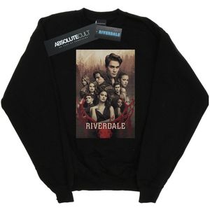Riverdale Dames/Dames Stag Skull Sweatshirt (XL) (Zwart)