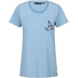 Regatta Dames/Dames Filandra VII Bij De Zee Anker T-Shirt (38 DE) (Poederblauw)