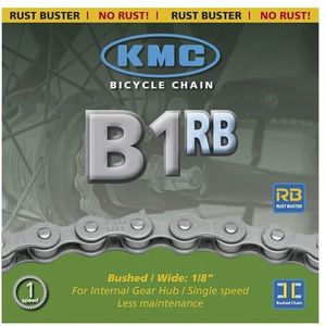 KMC B1RB Ketting 1-speed 112-schakels - Zilver