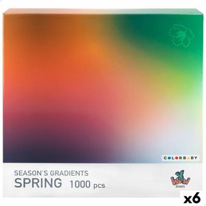 Puzzel Colorbaby Season's Gradients Spring 68 x 50 cm (6 Stuks)