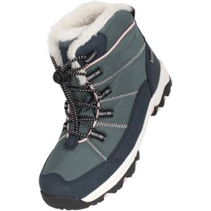 Mountain Warehouse Comet Waterdichte Sneeuwlaarzen voor Kinderen/Kinderen (33 EU) (Groen)