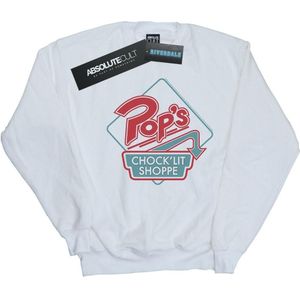 Riverdale Dames/Dames Pops Retro Shoppe Sweatshirt (XXL) (Wit)