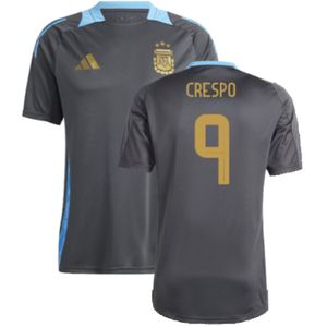 2024-2025 Argentina Training Jersey (Carbon) (CRESPO 9)