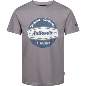 Regatta Heren Origineel Workwear Katoenen T-Shirt (S) (Steengrijs mergel)