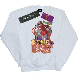 Willy Wonka And The Chocolate Factory Jongens Verwend Brat Sweatshirt (152-158) (Wit)