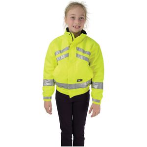 HyVIZ Kinderen/Kinderen Reflecterende Waterdichte Blouson (122-128) (Geel)