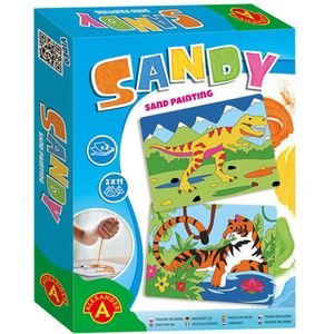 Selecta Sandy Sand Painting Dinosaurus en Tijger