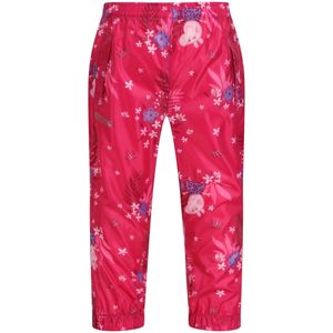 Regatta Childrens/Kids Pack It Floral Peppa Pig Waterdichte Overbroek (92) (Roze Fusie)