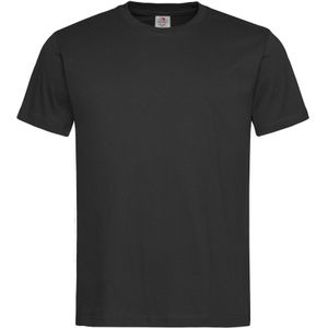 Stedman - Heren Klassieke Organische T-Shirt (XXS) (Zwart)