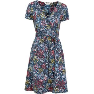 Mountain Warehouse Dames/Dames Santorini Animal Print Jersey Wrap Dress (32 DE) (Teal)