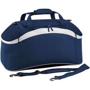 Bagbase Teamwear weekendtas (One Size) (Franse marine / Wit)