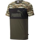 Men's T-shirt Puma Ess Camo Forest Night L