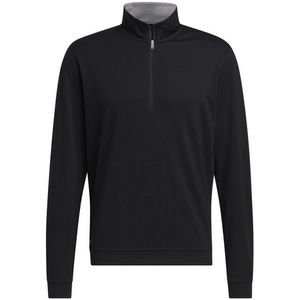 Adidas Heren Sweatshirt met Kwart Ritssluiting (S) (Zwart)