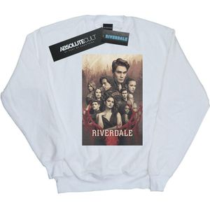 Riverdale Dames/Dames Stag Skull Sweatshirt (M) (Wit)