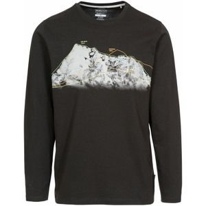 Trespass Heren Wrenburyton T-Shirt met lange mouwen (S) (Zwart)
