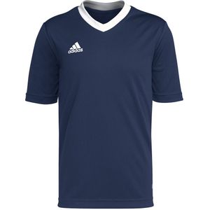 adidas - Entrada 22 Jersey Youth - Blauw Voetbalshirt Kids - 116