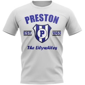 Preston Established Football T-Shirt (White)