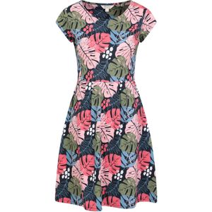 Mountain Warehouse Dames/Dames Sorrento Leaves UV-beschermende jurk met korte mouwen (32 DE) (Marine / Roze)