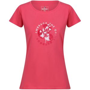 Regatta Dames/Dames Breezed III Bloemen T-Shirt (52 DE) (Fruitduif)