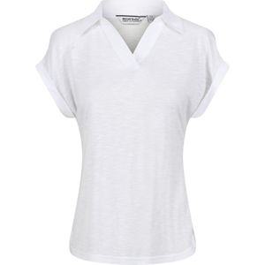 Regatta Dames/Dames Lupine T-shirt met kraagje (40 DE) (Wit)