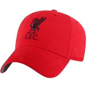 Liverpool FC Uniseks pet voor volwassenen  (Rood/zwart)