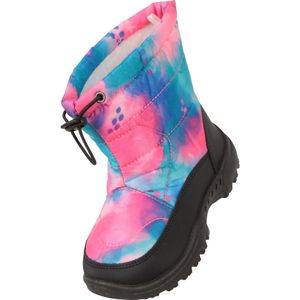 Mountain Warehouse Toddler Caribou Adaptive Tie Dye Snow Boots (24 EU) (Lichtroze)