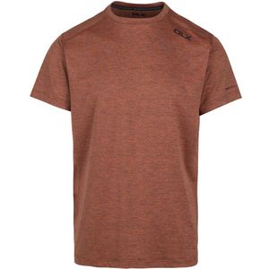 Trespass Heren Doyle DLX Marl T-Shirt (S) (Gebrande sinaasappel)