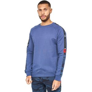 Crosshatch Heren Brickmore Sweatshirt (M) (Blauw Indigo)