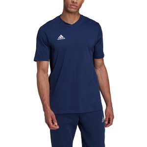adidas - Entrada 22 Tee - Blauwe Sportshirt - XL