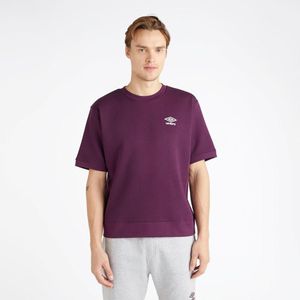 Umbro Heren Core Sweatshirt met korte mouwen (XL) (Krachtig paars/Nimbus wolk)