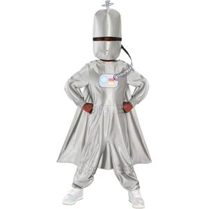 David Walliams Spaceboy-kostuum voor kinderen (140) (Zilver)