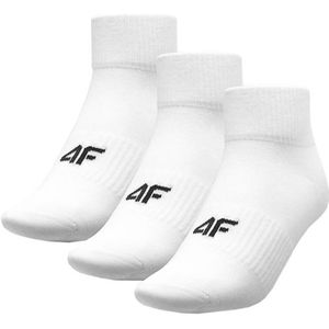 4F ankle sports socks white 3 pairs