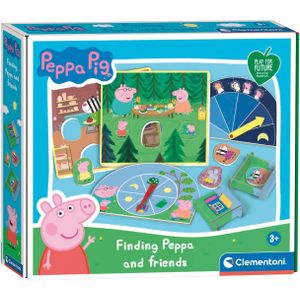 Clementoni Peppa Pig - Verborgen Voorwerp Spel voor Kinderen - Ontdek en Vind Peppa en haar Vrienden voor het Donker wordt!