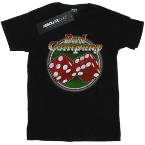 Bad Company Jongens Straight Shooter Dobbelsteen T-shirt (116) (Zwart)